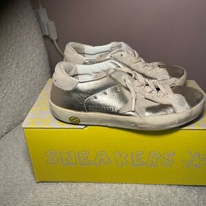 Golden Goose Super Star Low Top Sneakers size 28 US 11 Little Girls